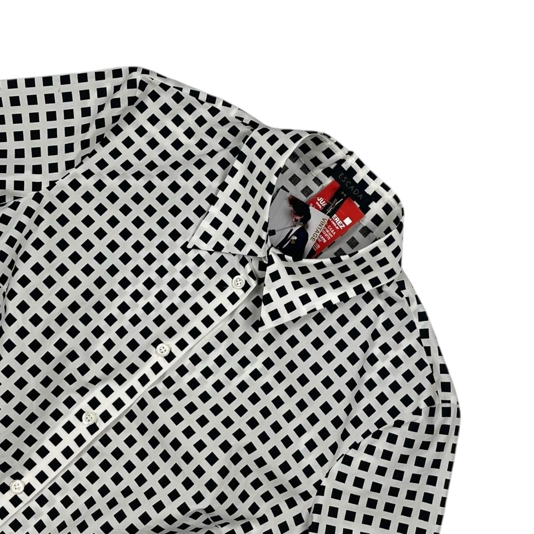 Camisa Manga Larga  ESCADA  Varios Blanco Y Negro Talle 34