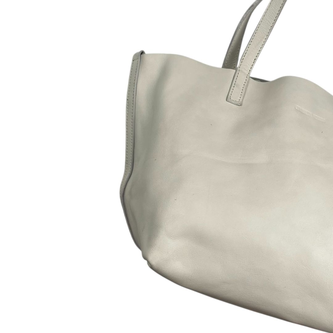 Cartera  ETIQUETA NEGRA  Blanco Medida 40cm X 25cm