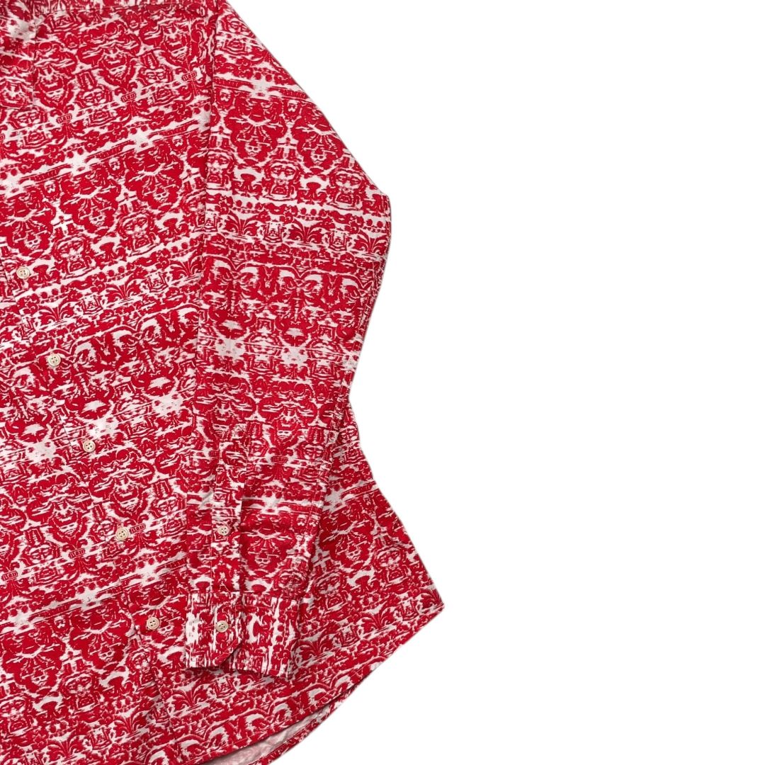 Camisa Manga Larga  FELIX  Rojo Talle L