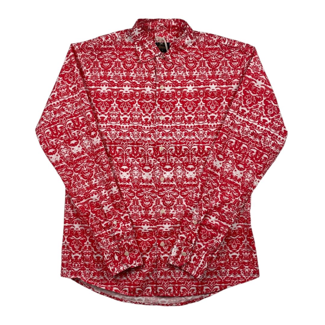 Camisa Manga Larga  FELIX  Rojo Talle L