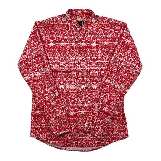 Camisa Manga Larga  FELIX  Rojo Talle L