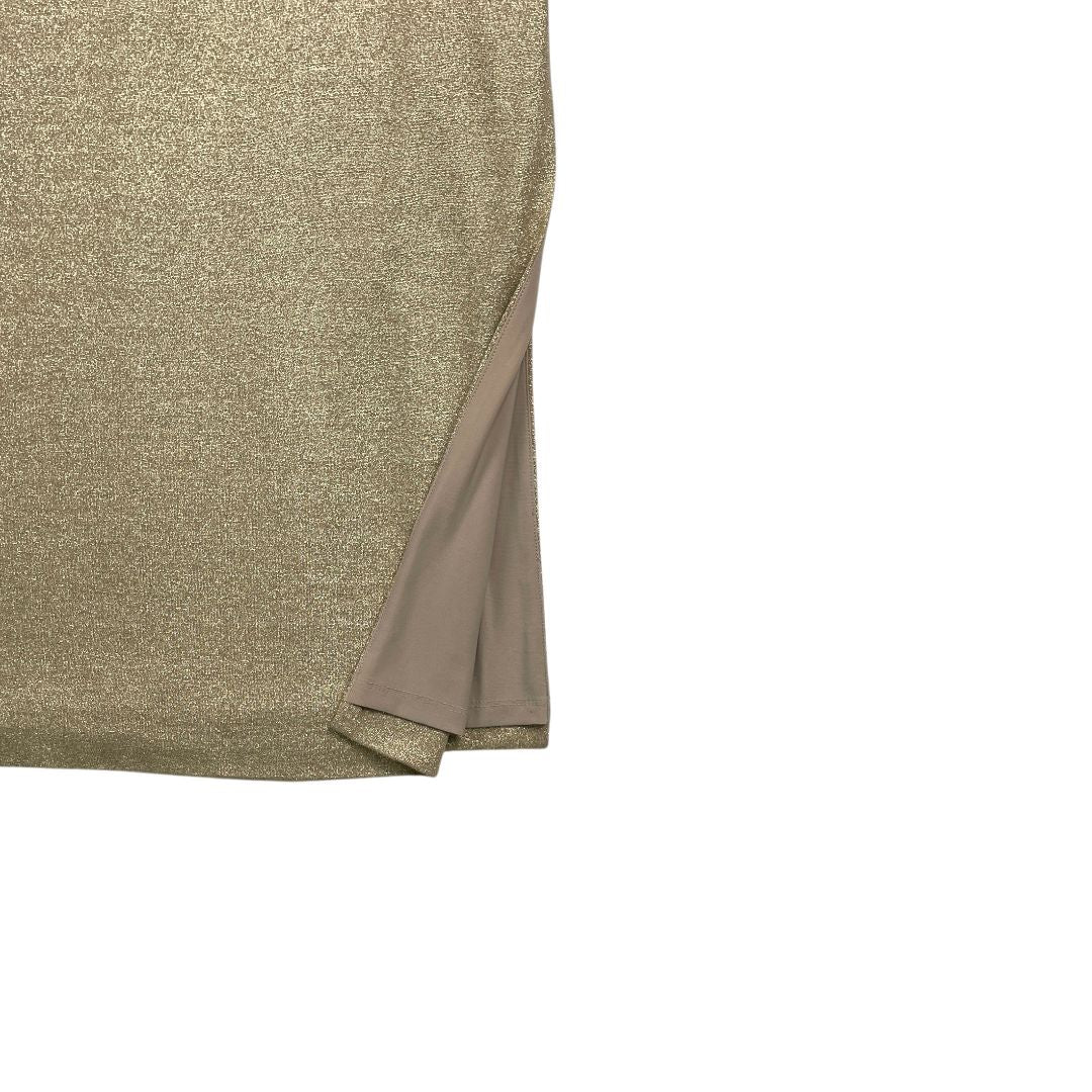 Vestido Sin Manga  RALPH LAUREN  Dorado Talle 8