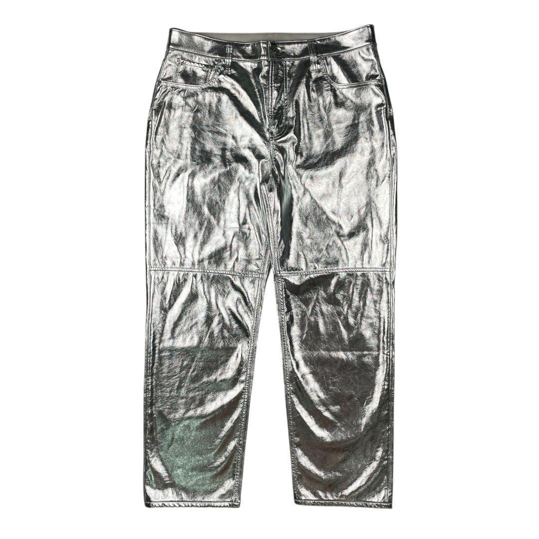 Pantalon  GAP  Plateado Talle 34