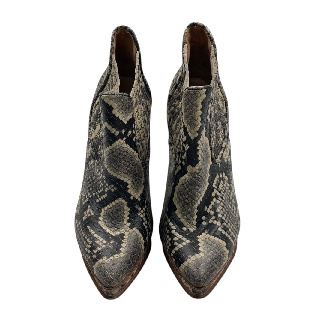 Zapato Taco Alto  VALDEZ  Varios  Reptil Talle 9