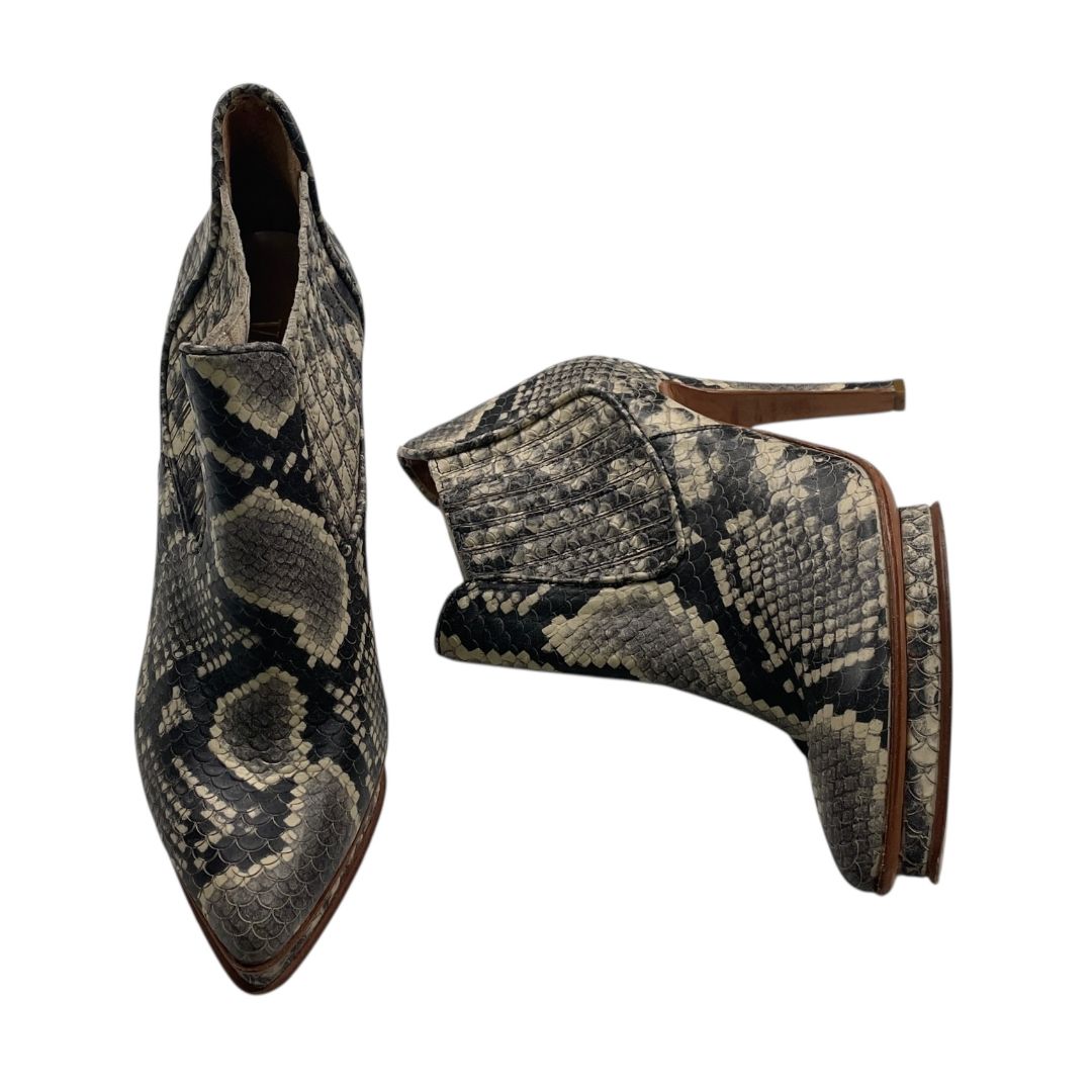 Zapato Taco Alto  VALDEZ  Varios  Reptil Talle 9