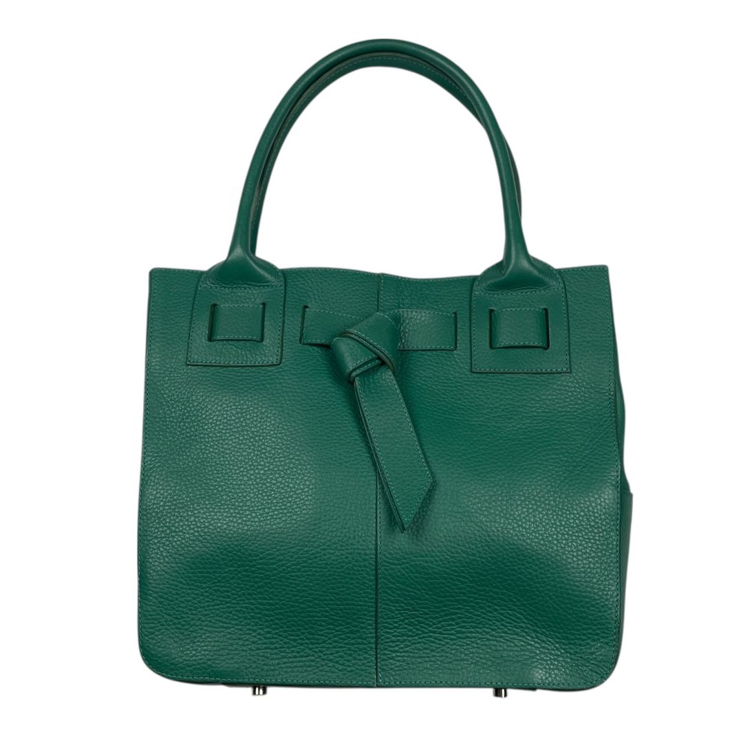 Cartera  CASA LOPEZ  Verde Medida 31cm X 29cm