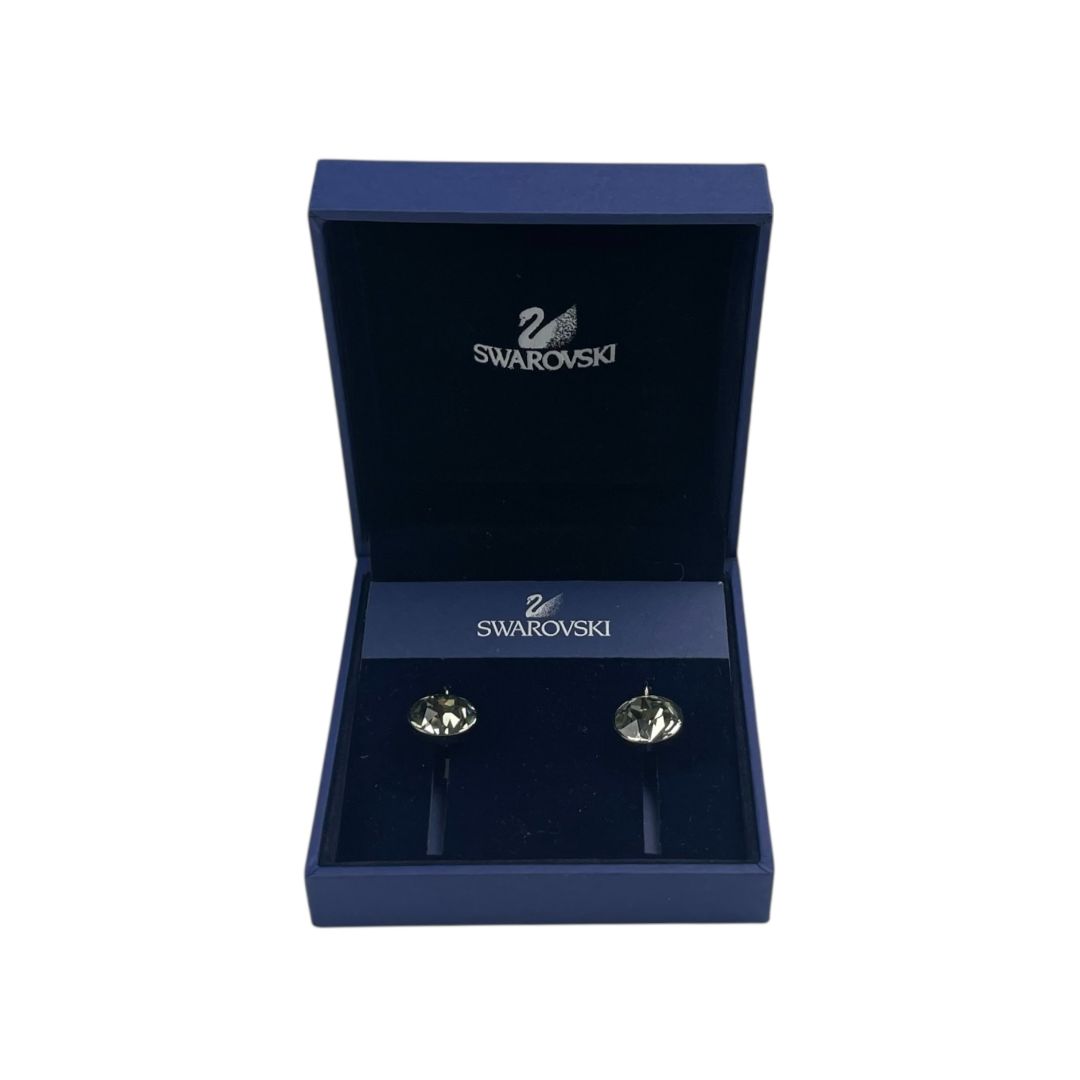 Aros  SWAROVSKI  Plateado Talle Unico