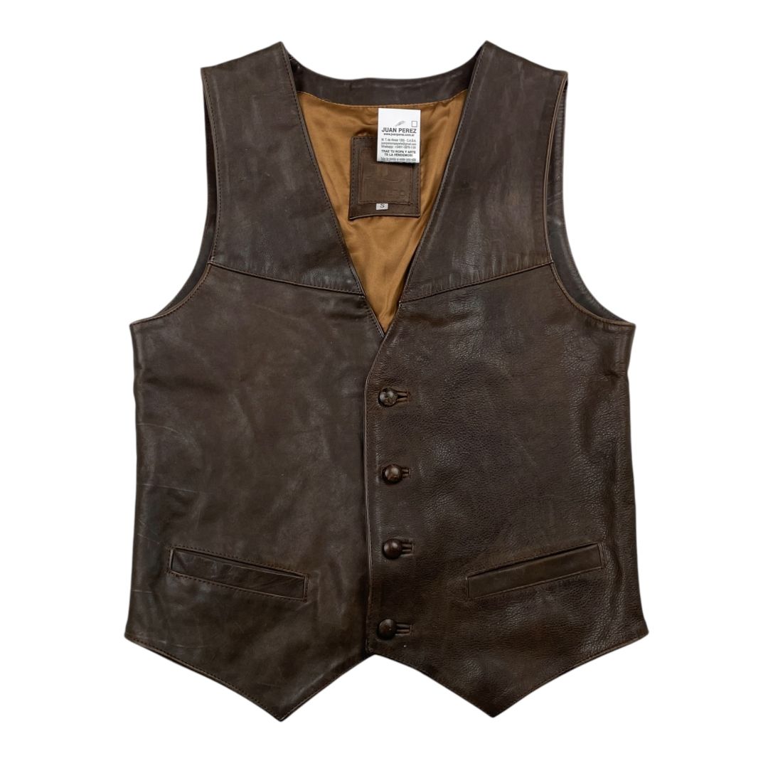 Chaleco Corto  EL BOYERO  Marron Talle S