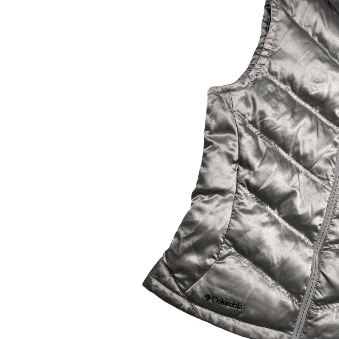 Chaleco Corto  COLUMBIA  Plateado Talle L