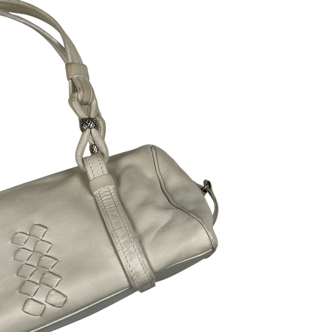 Cartera  BOTTEGA VENETA  Blanco Medida 25cm X 12cm