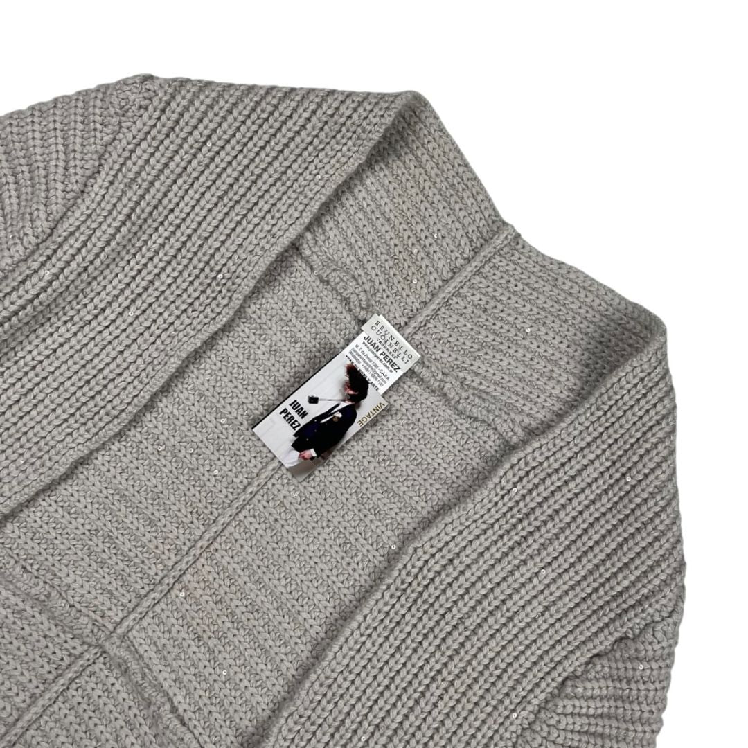 Sweater Abierto  BRUNELLO CUCCINELLI  Gris Talle S
