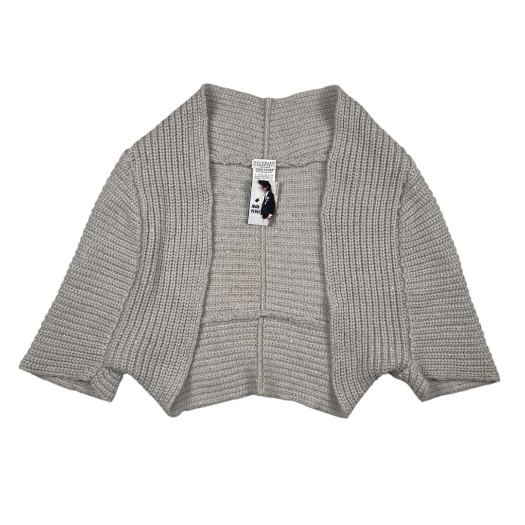 Sweater Abierto  BRUNELLO CUCCINELLI  Gris Talle S