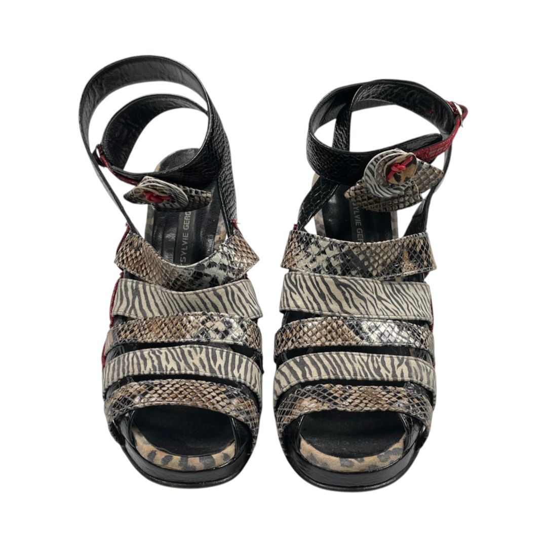 Sandalias  SYLVIE GERONIMI  Varios  Reptil Talle 40
