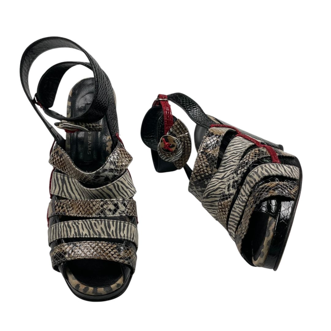 Sandalias  SYLVIE GERONIMI  Varios  Reptil Talle 40