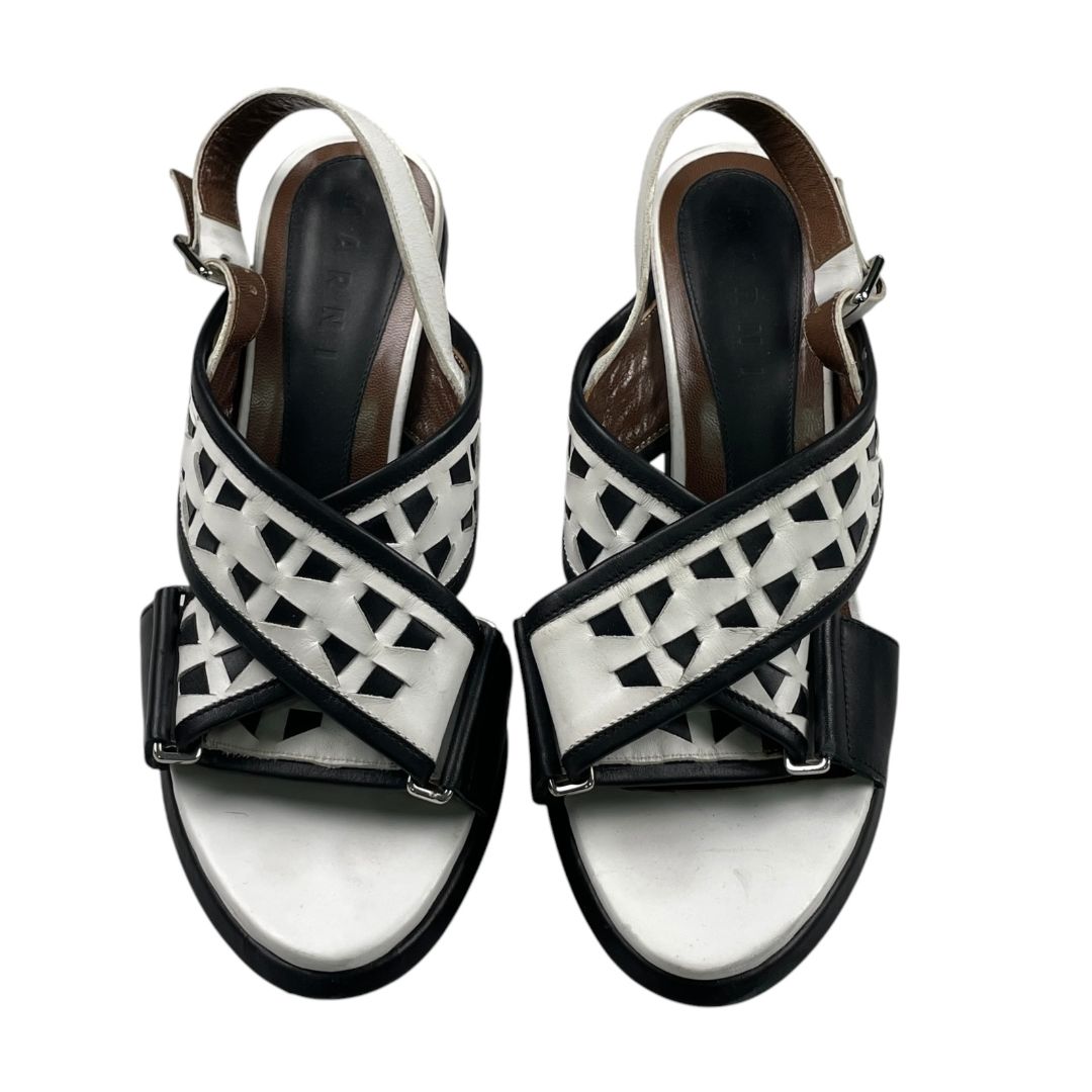 Sandalias  MARNI  Varios Blanco Y Negro Talle 40