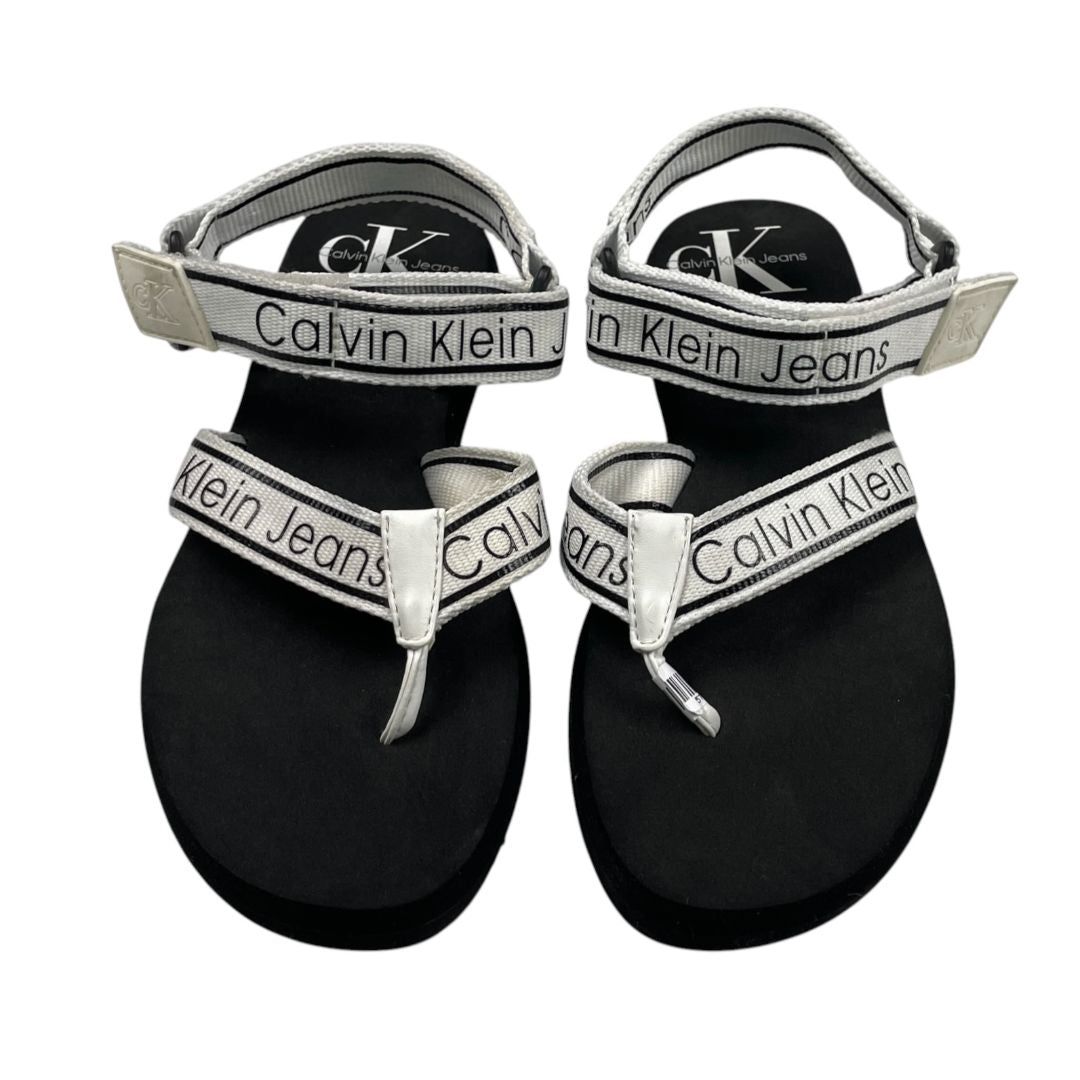 Ojotas  CALVIN KLEIN  Varios Blanco Y Negro Talle 39