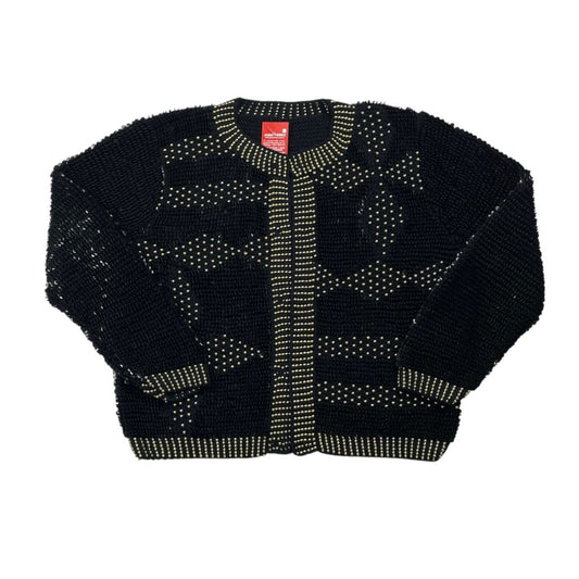 Sweater Abierto  SIN MARCA  Varios Negro y Dorado Talle M
