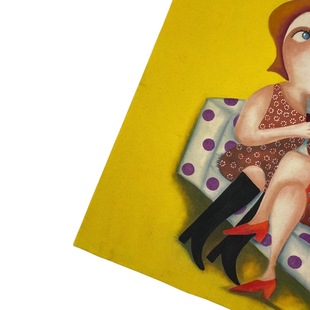 Arte sin Vidrio X2  ANONIMO  Estilo Retrato Medida 86cm X 66cm