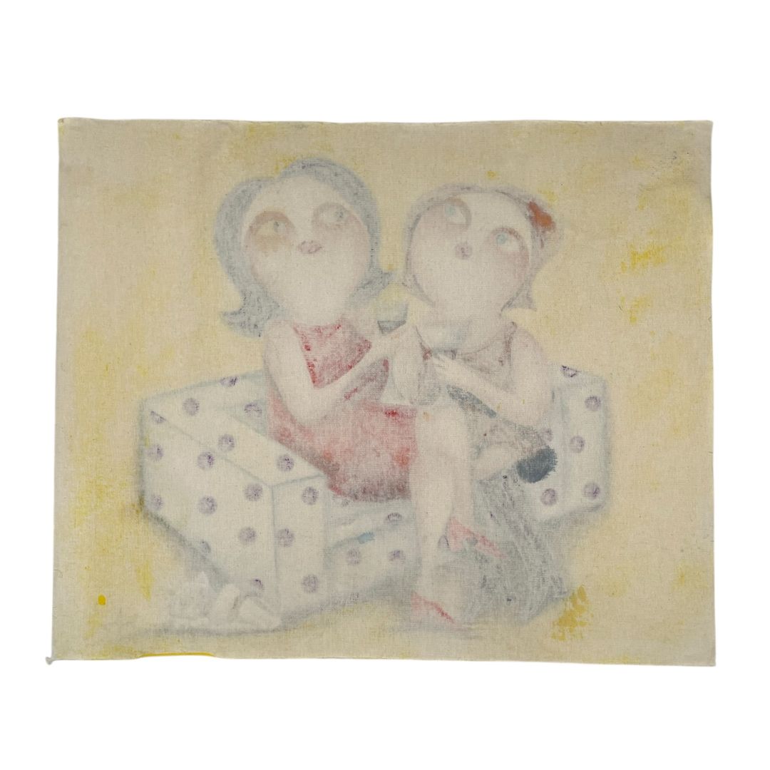 Arte sin Vidrio X2  ANONIMO  Estilo Retrato Medida 86cm X 66cm