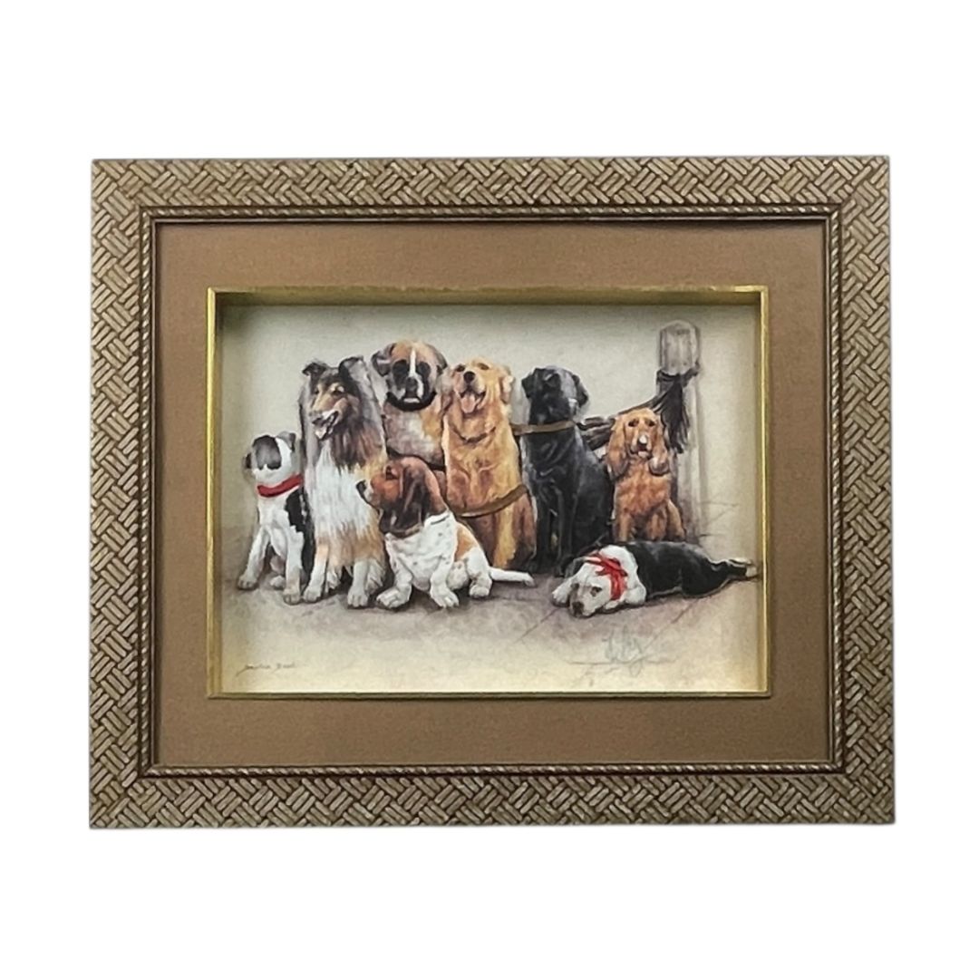 Arte con Vidrio  ANONIMO  Estilo Collage Medida 56cm X 46cm