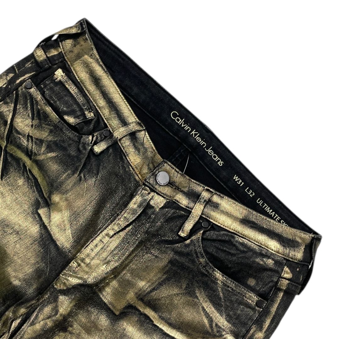 Pantalon  CALVIN KLEIN  Dorado Talle 32