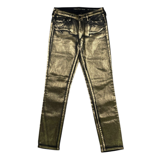 Pantalon  CALVIN KLEIN  Dorado Talle 32