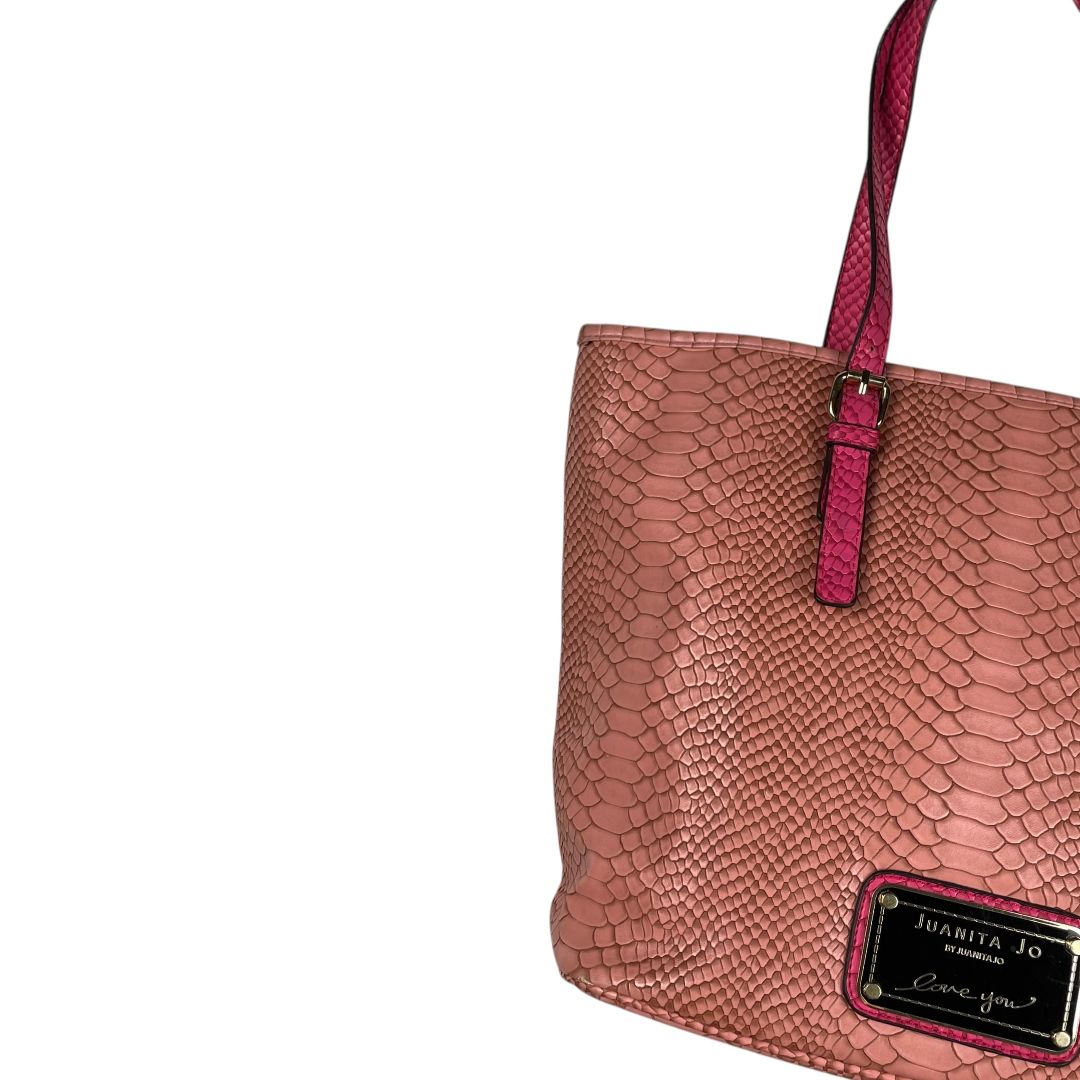 Cartera  JUANITA JO  Rosa Medida 41cm 29cm