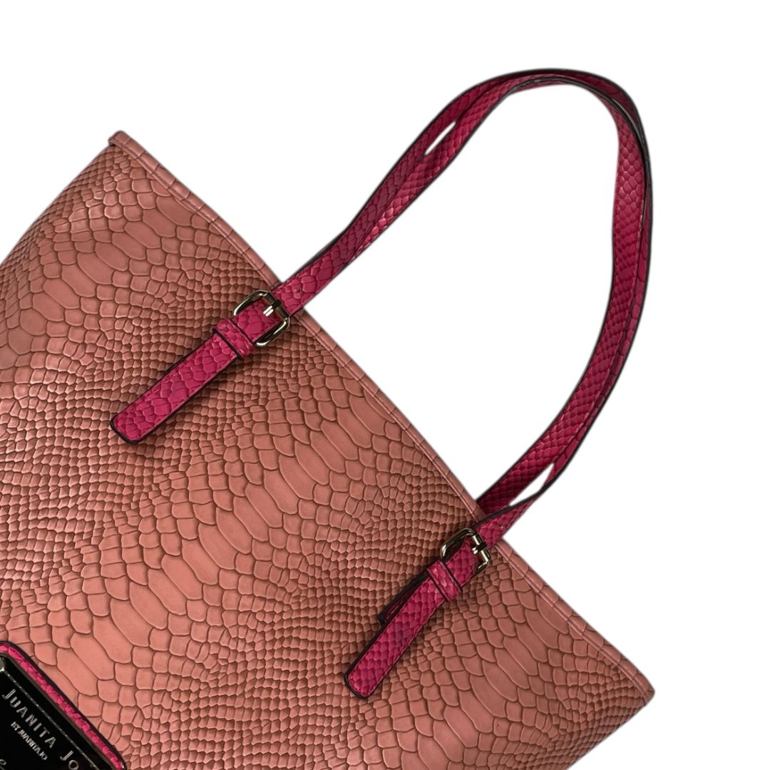 Cartera  JUANITA JO  Rosa Medida 41cm 29cm