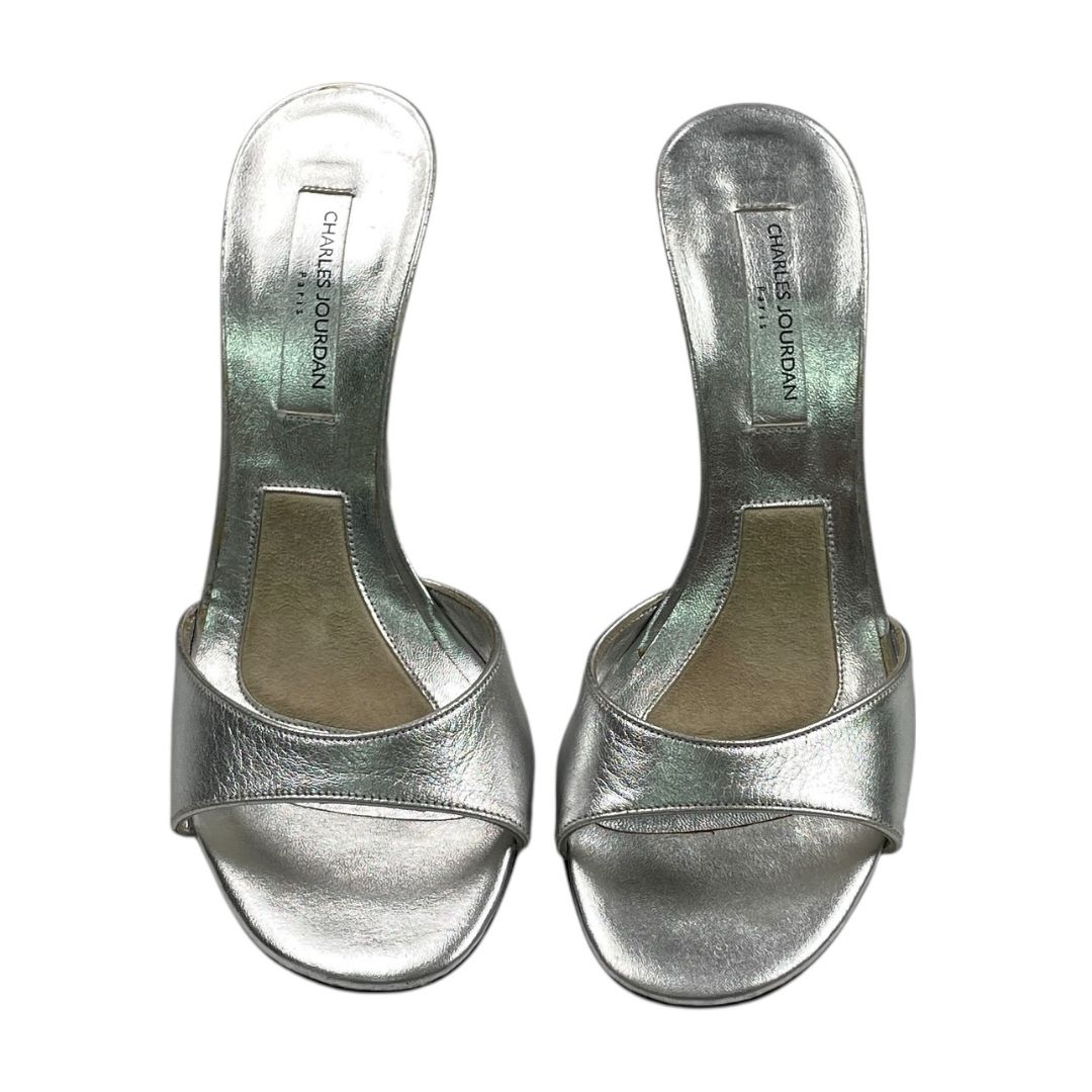 Sandalias  CHARLES JOURDAN  Plateado Talle 38