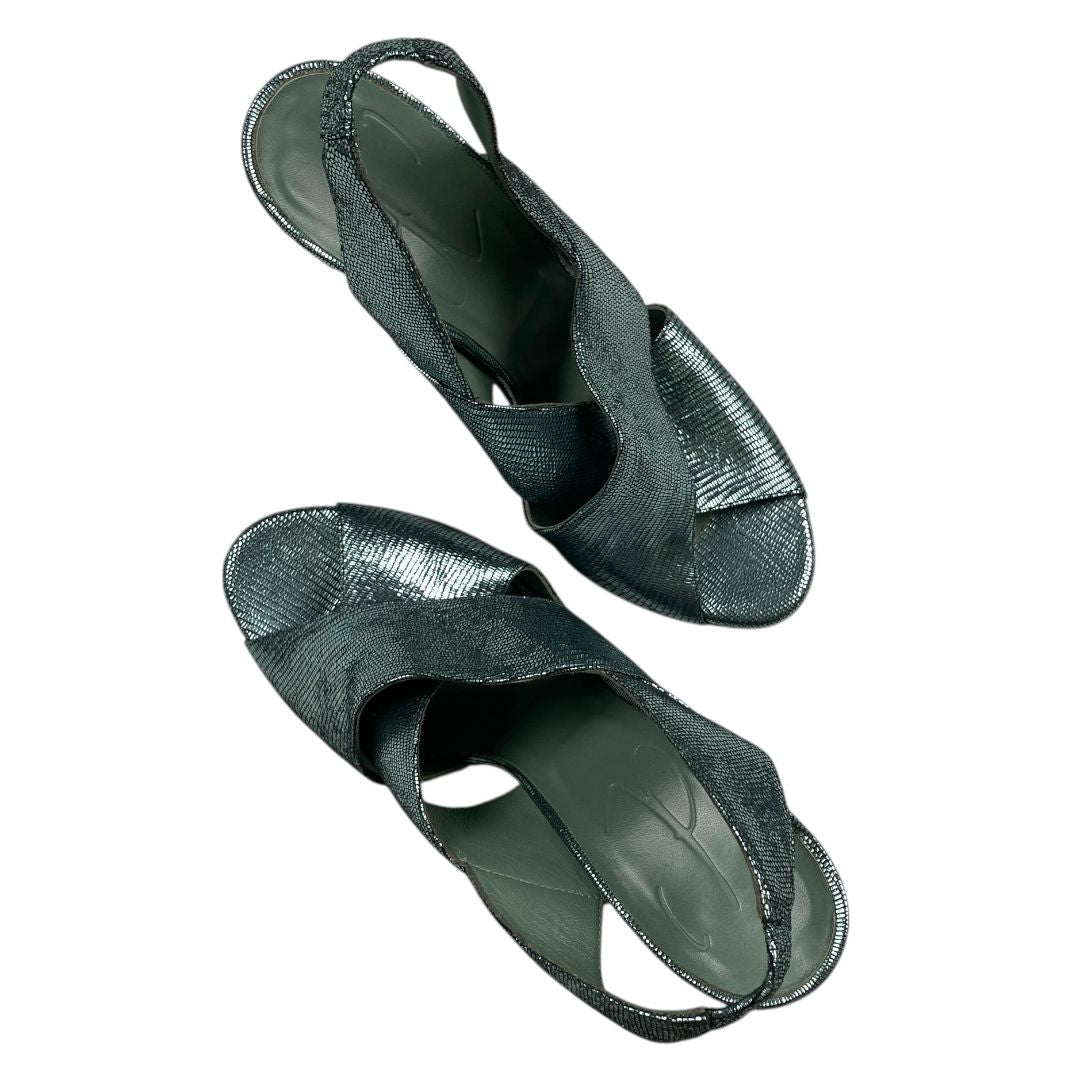 Sandalias  SIN MARCA  Verde Talle 39
