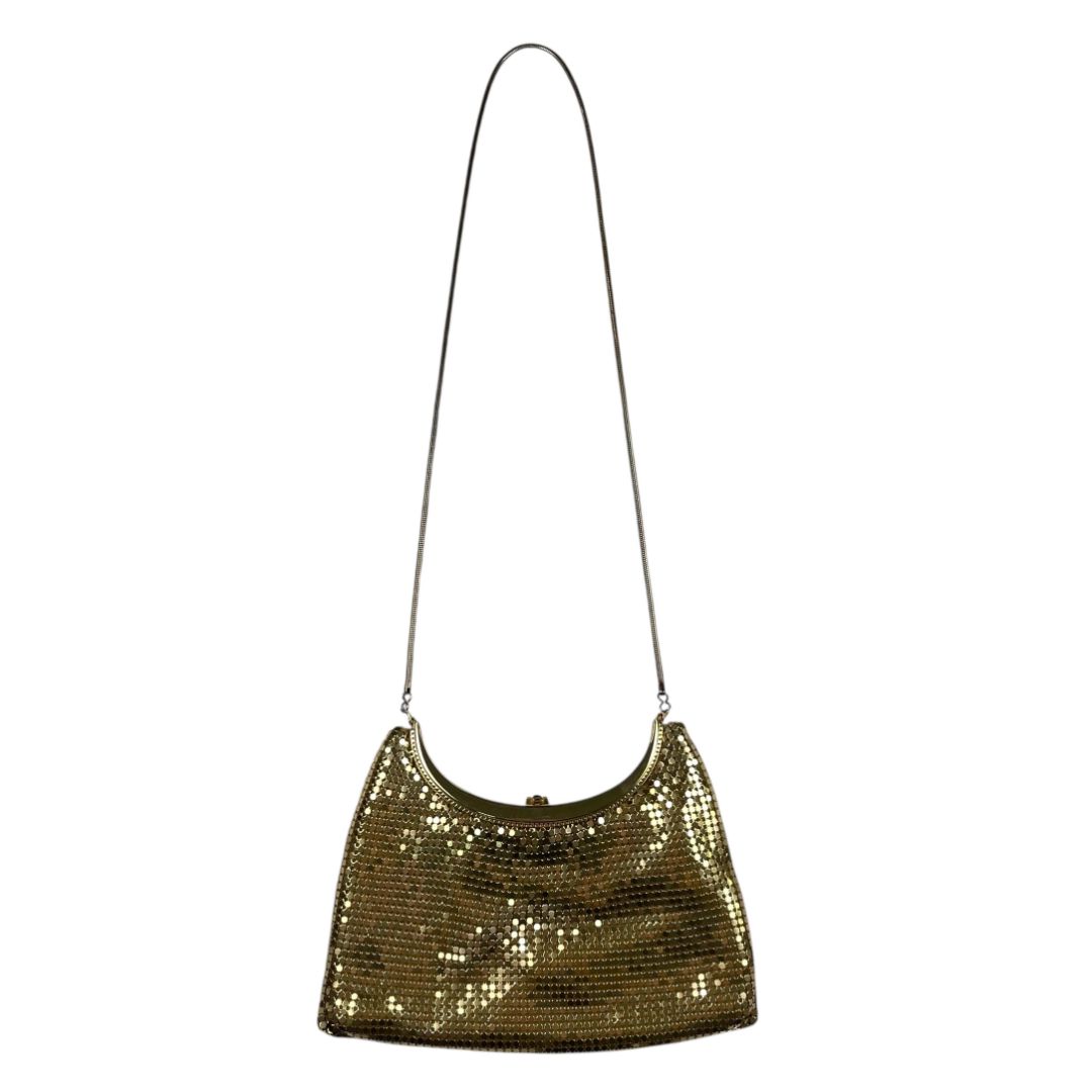Cartera  SIN MARCA  Dorado Medida 27cm X 13cm