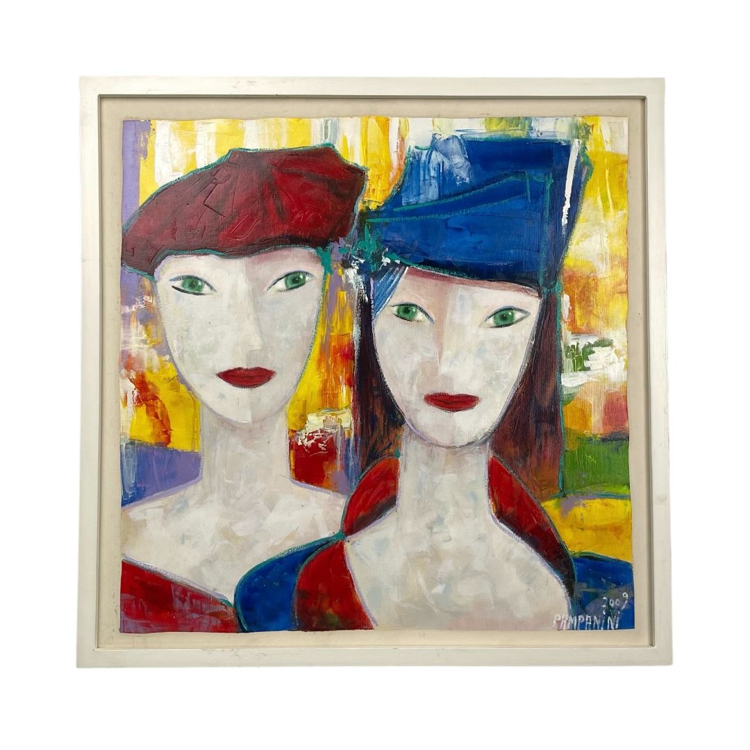 Arte sin Vidrio  ANONIMO  Estilo Personajes Medida 62cm X 52cm