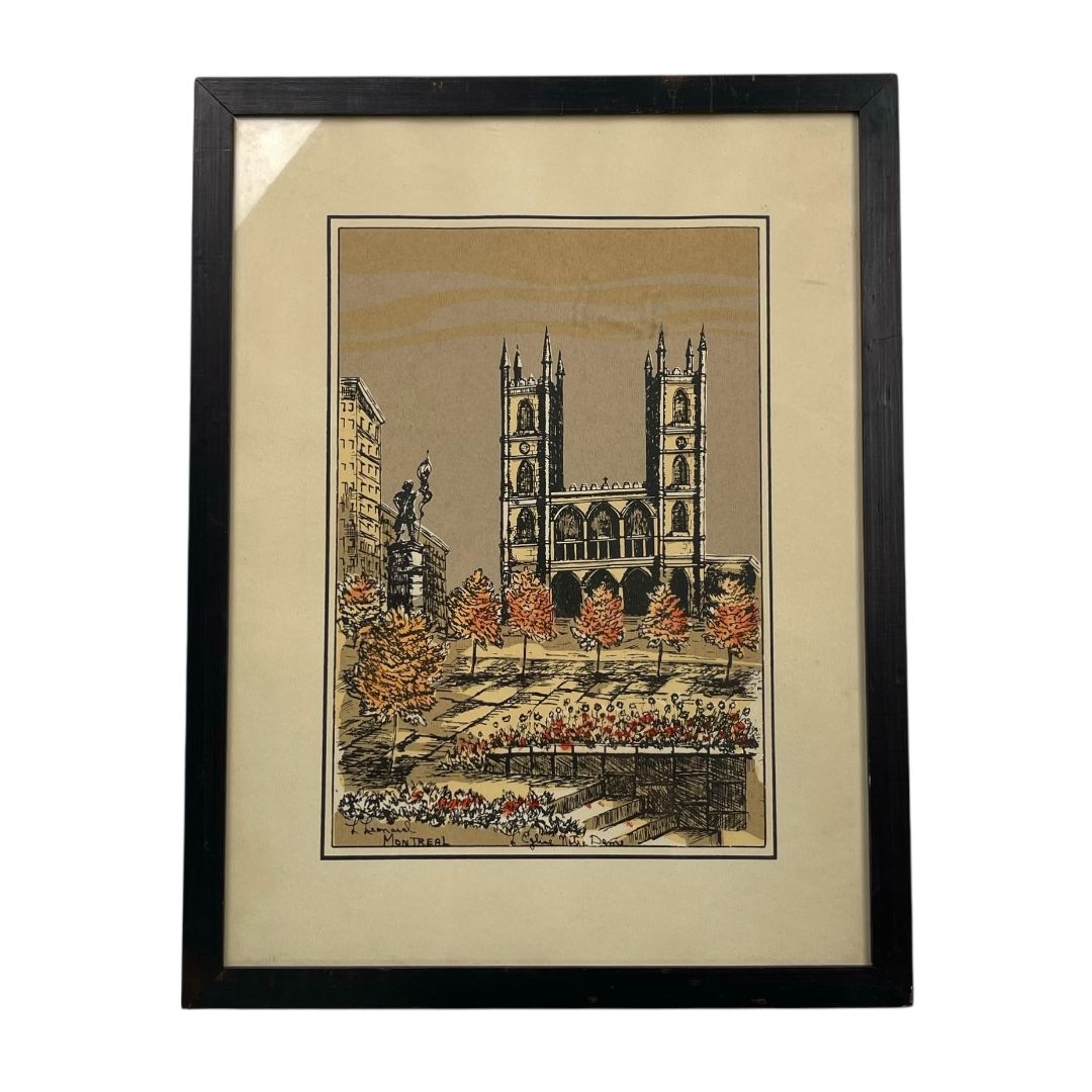 SIN MARCA  Arte con Vidrio  Estilo Paisajismo  Medida 43cm X 33cm