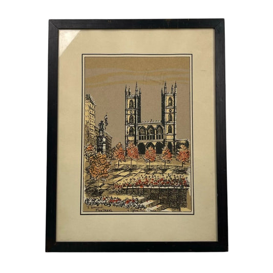 SIN MARCA  Arte con Vidrio  Estilo Paisajismo  Medida 43cm X 33cm