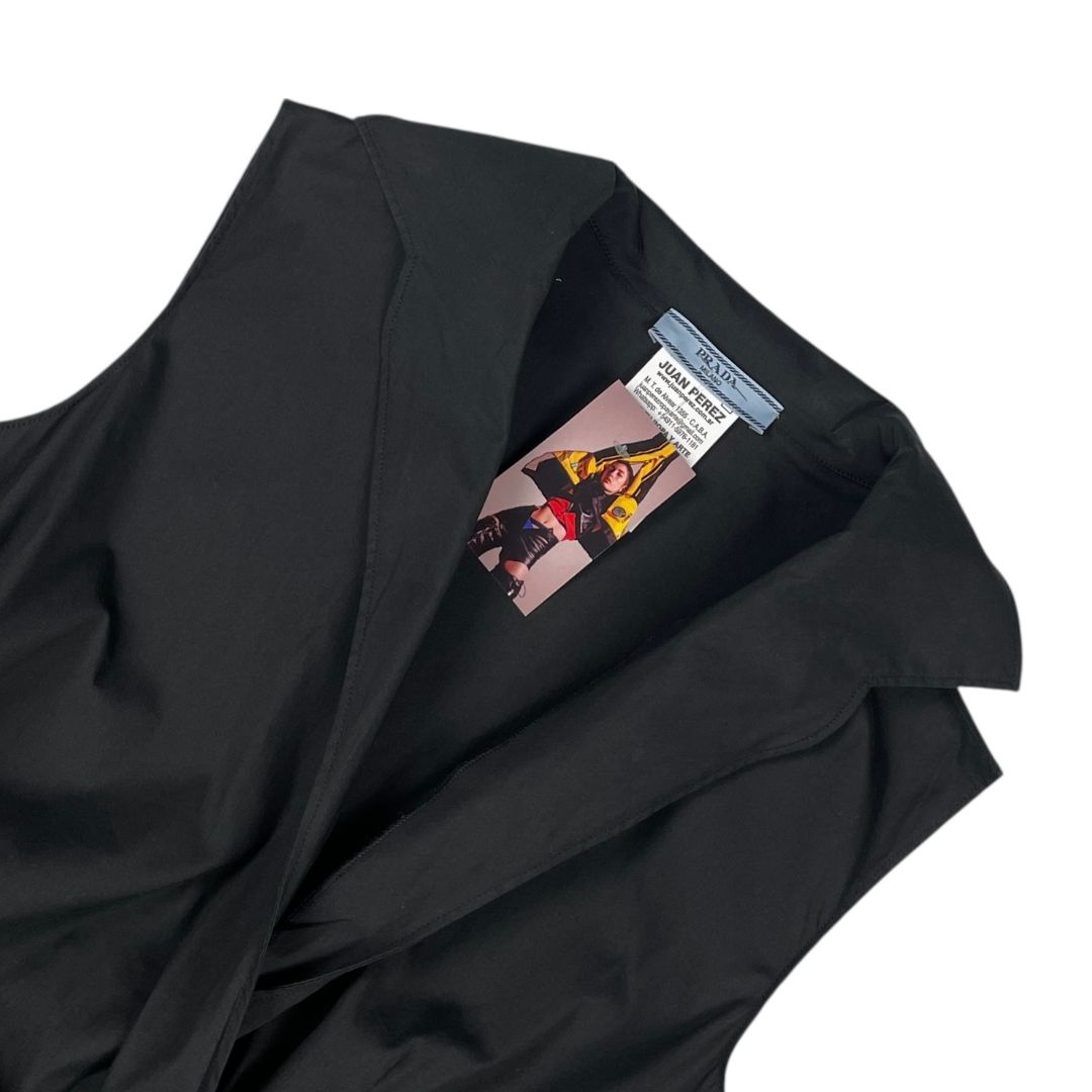 VESTIDO  PRADA  Negro Talle 42