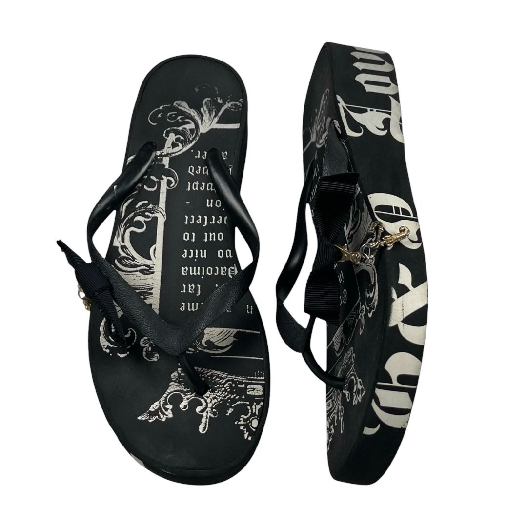 Ojotas  JUICY COUTURE  Negro Talle 36,5