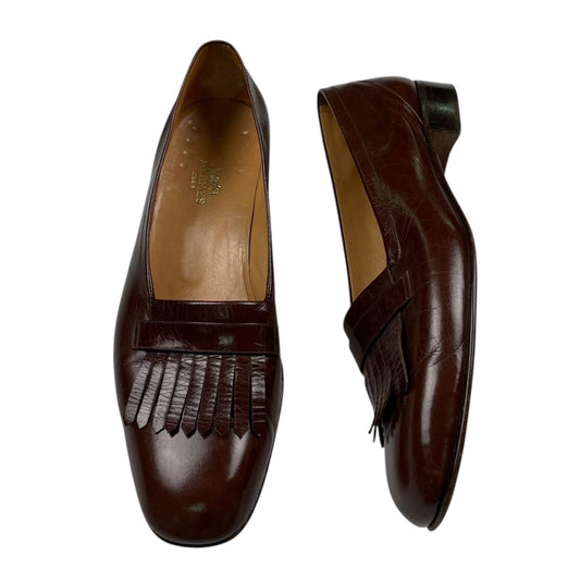 Mocasines  HERMES  Marron Talle 11
