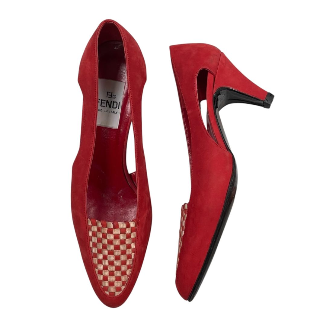 FENDI  Zapatos  Rojo  Talle 36,5