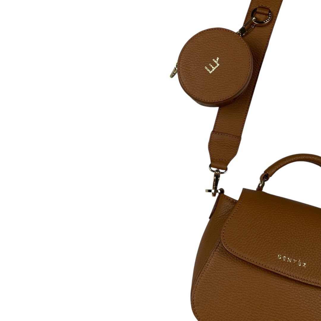 Cartera  SENTEZ  Marron Medida 19cm X 15cm