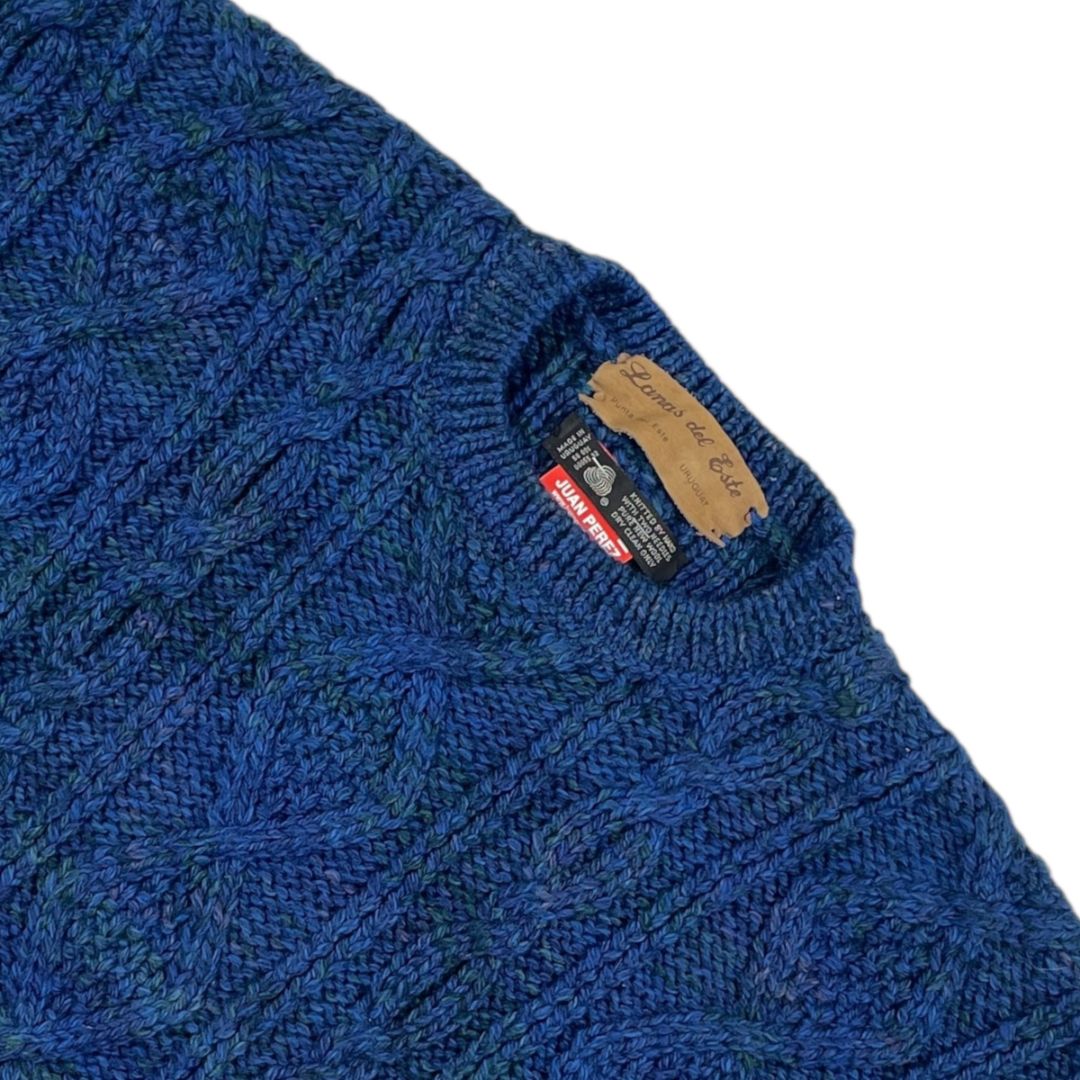 Sweater  LANAS DEL ESTE  Azul Talle L