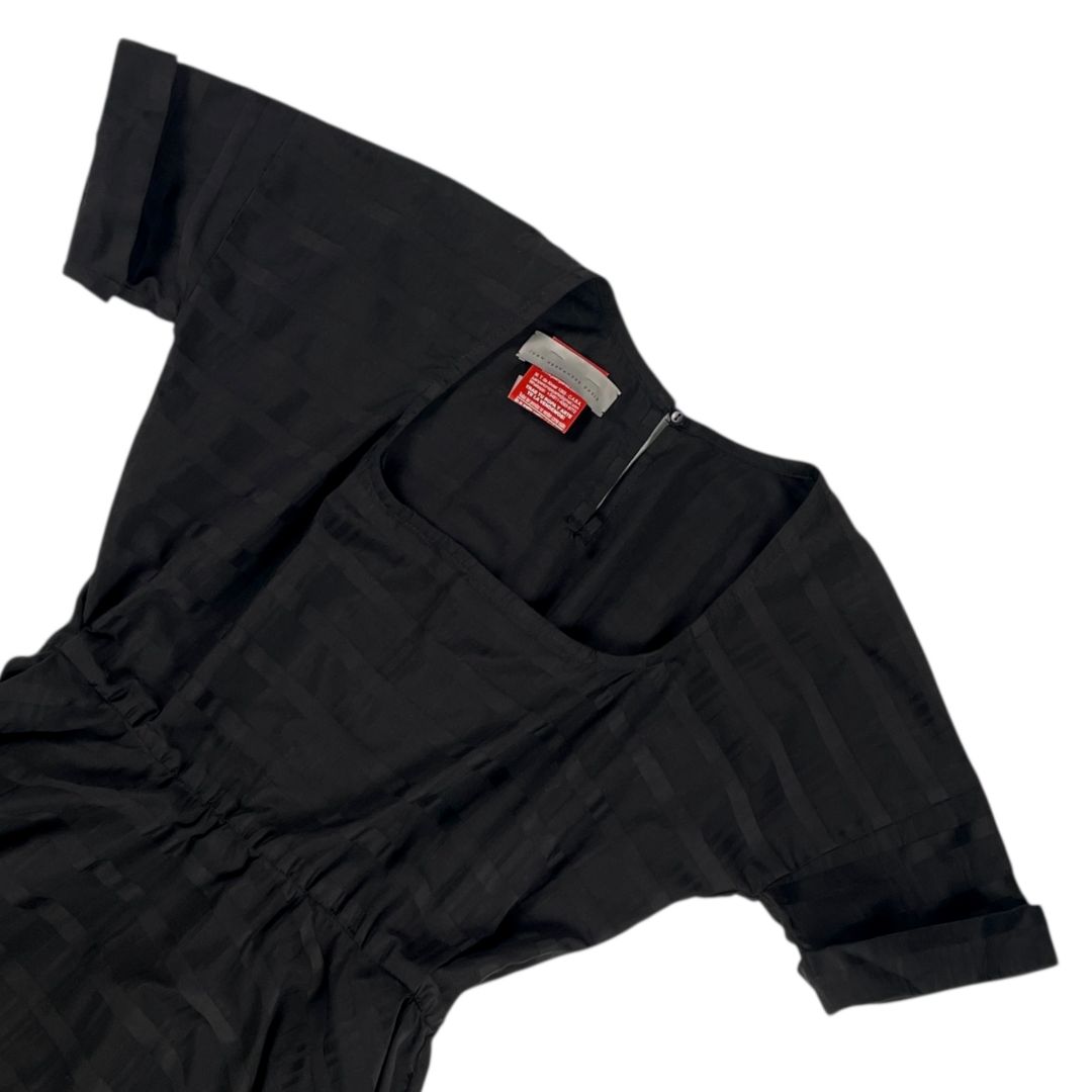 Vestido Manga Corta  JUAN HERNANDEZ DAELS  Negro Talle S