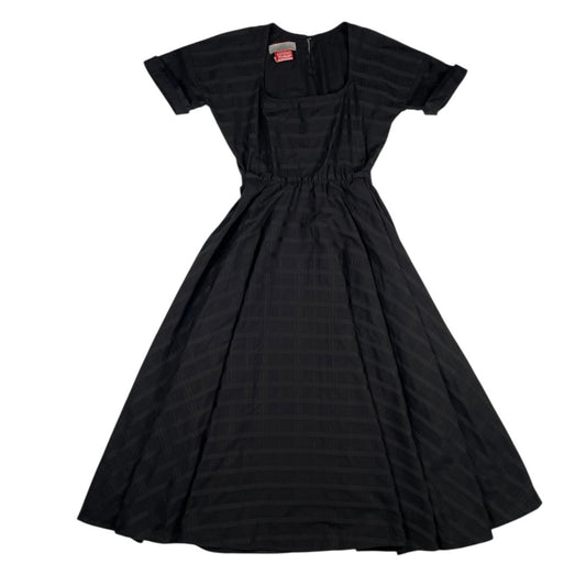 Vestido Manga Corta  JUAN HERNANDEZ DAELS  Negro Talle S