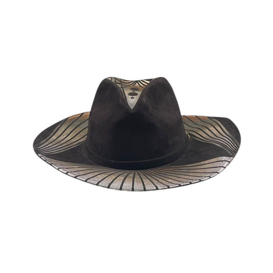 Sombrero  MEDINA  Dorado Y Marron Talle L