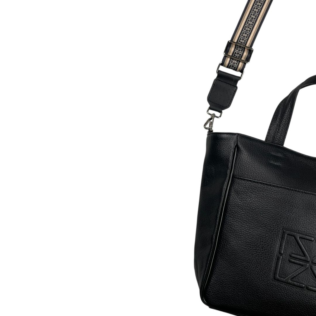 Cartera  LAZARO  Negro Medida 35cm X 26cm