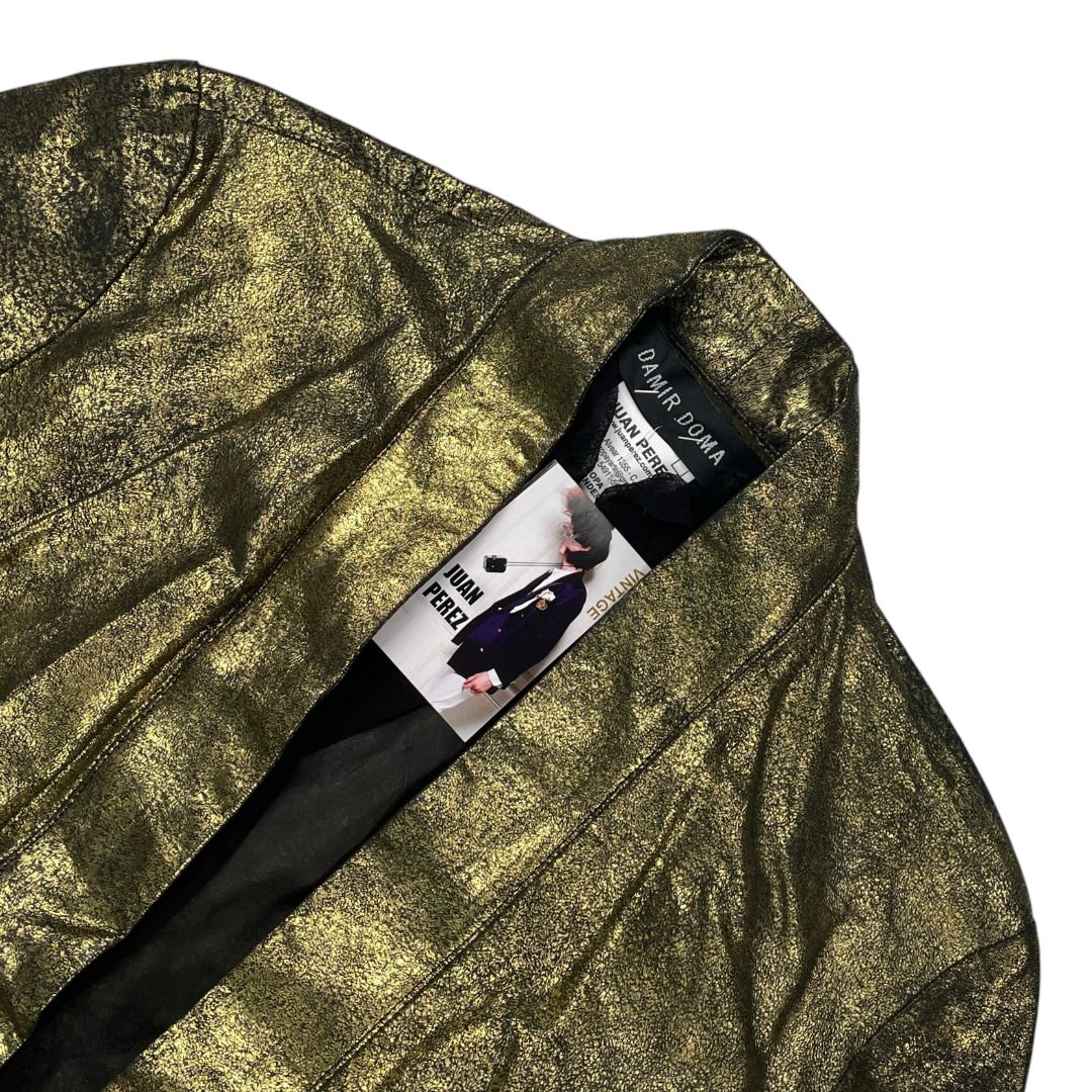 Saco  DAMIR DOMA  Varios Negro y Dorado Talle M