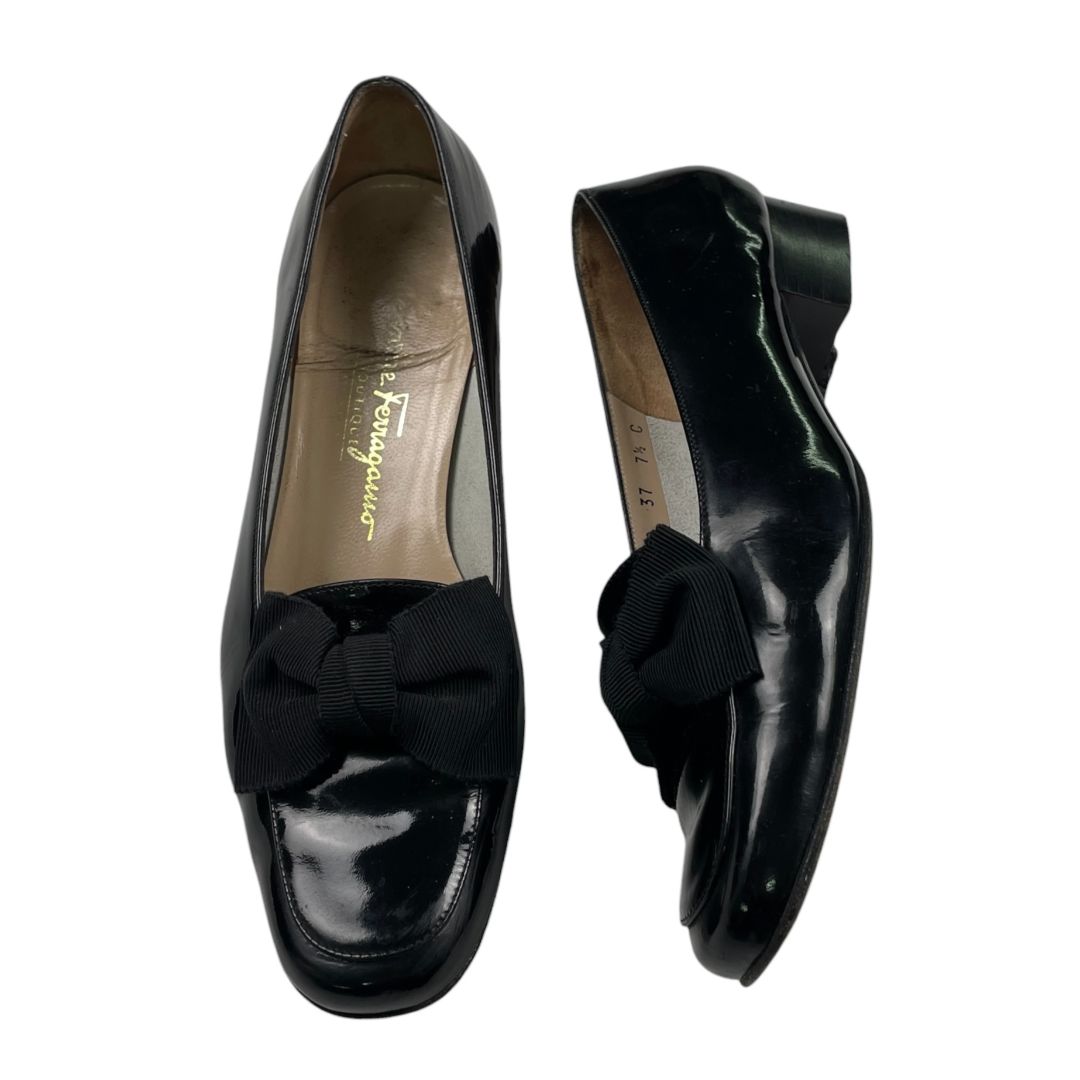 Zapato Taco Bajo  FERRAGAMO  Negro Talle 38