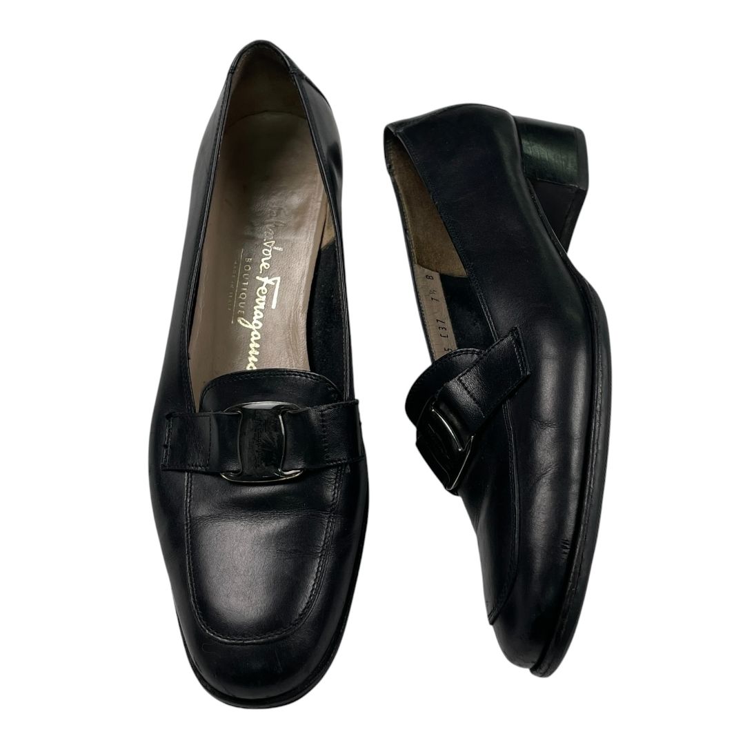 Zapato Taco Bajo  FERRAGAMO  Negro Talle 38