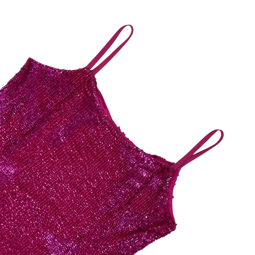 Vestido Sin Manga  SIN MARCA  Fucsia Talle S