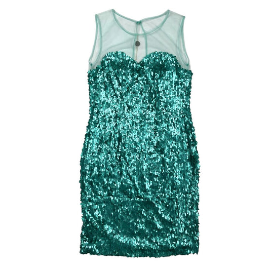 Vestido Sin Manga  SIN MARCA  Color Verde Talle 42