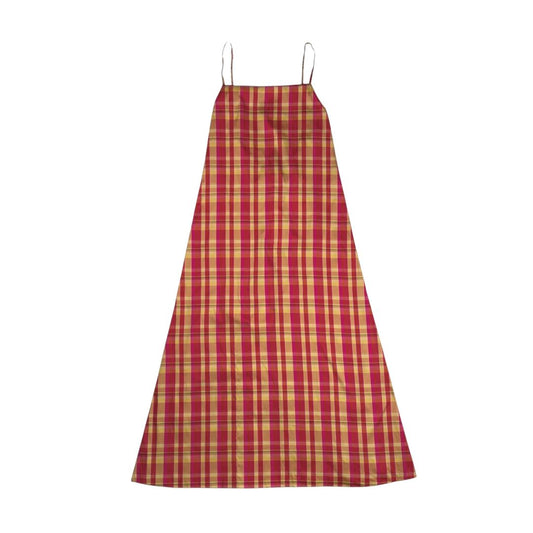 Vestido Sin Manga  HOUSE OF MATCHING COLOURS  Color Varios Cuadros Talle S